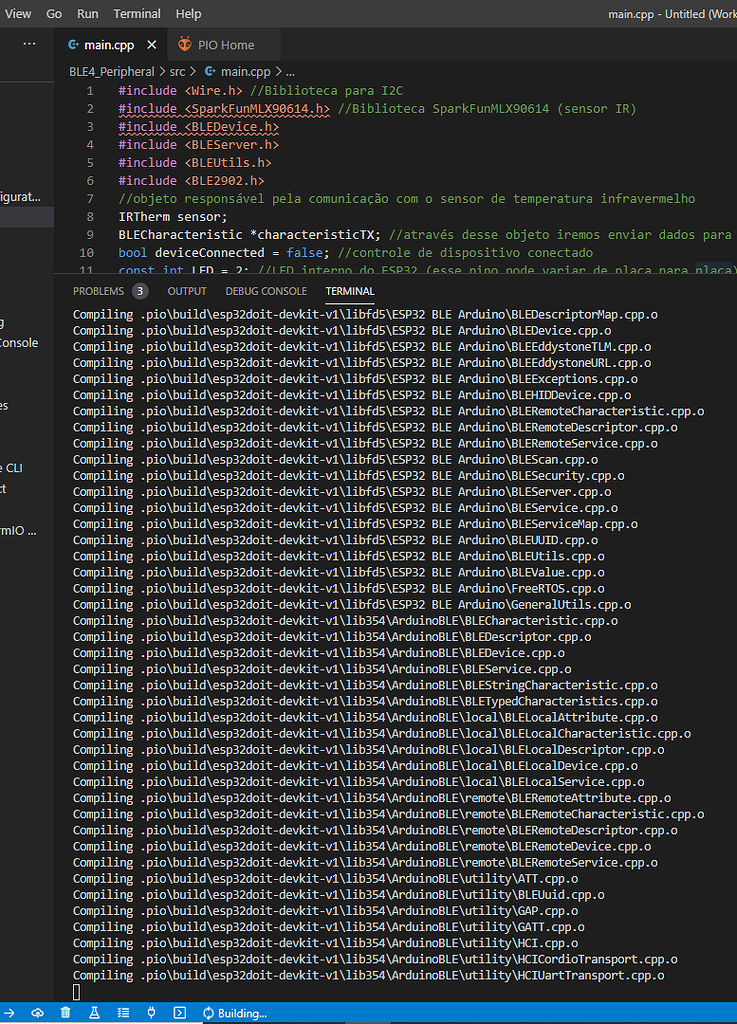 It just stopped compiling - PlatformIO IDE - PlatformIO Community