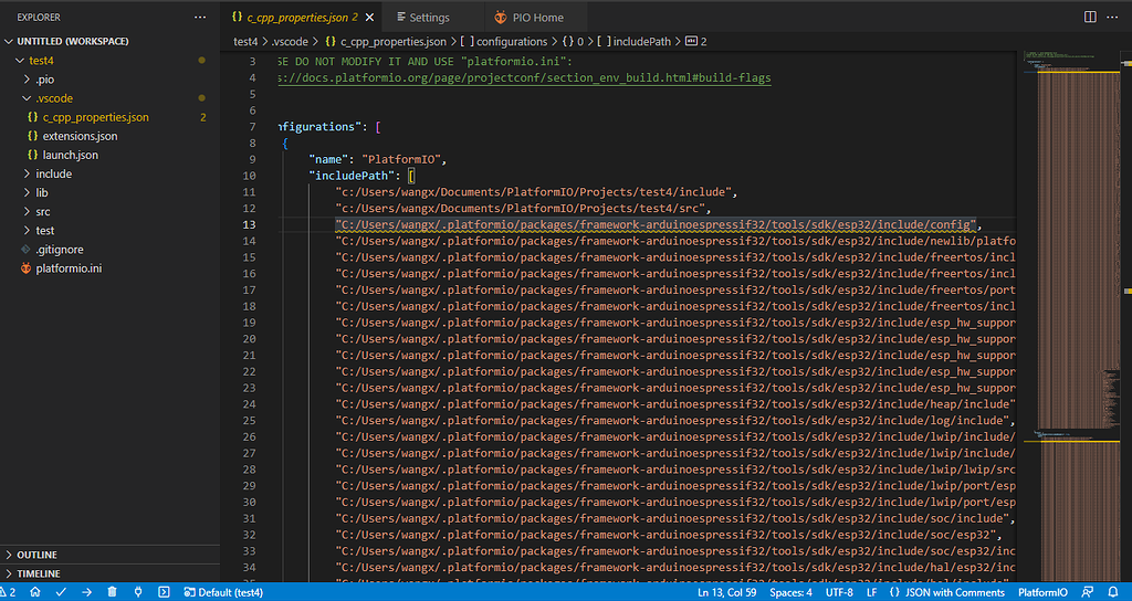 Problems when creating a new project - espressif32 - PlatformIO Community