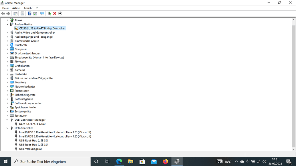 Esp32 not detected as device in upload port platformio community