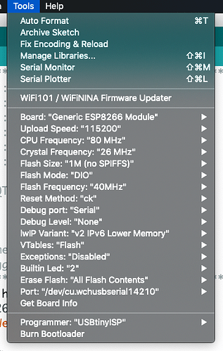 ArduinoIDE_Tool_Setting