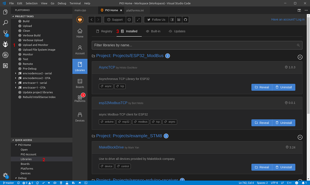 Help Platformio libraries for Dummies Libraries PlatformIO Community