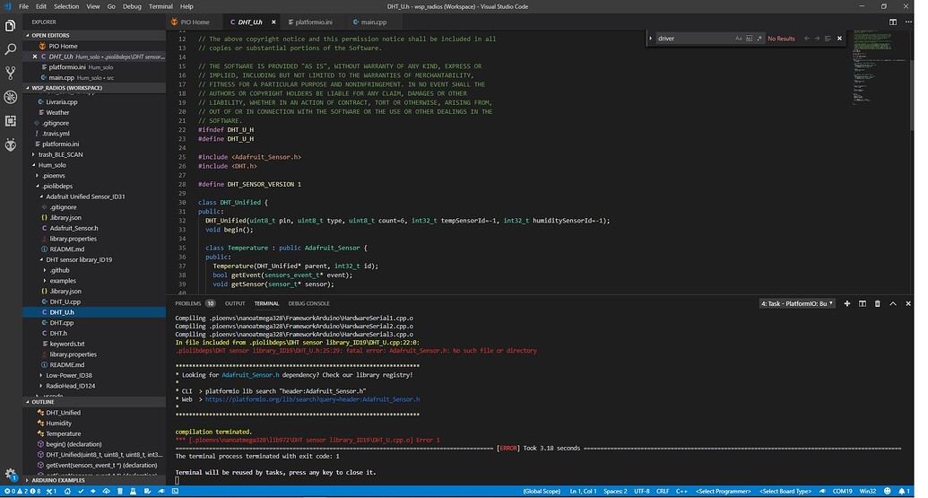Help Platformio libraries for Dummies Libraries PlatformIO Community