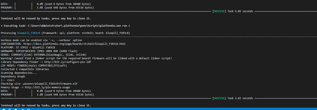 android flutter... How to use platform to debug stm32f103 - PlatformIO Community