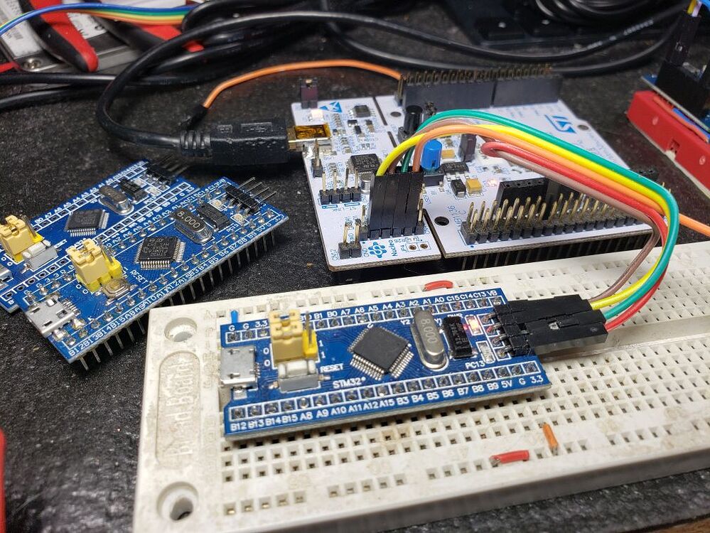 (SOLVED) Cannot Upload to STM32F103 "BluePill" using ST Link on Nucleo ...