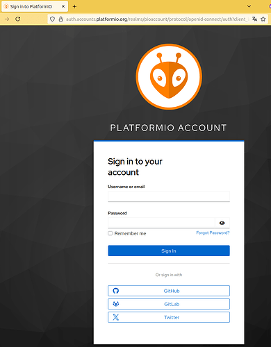 Pioaccount login page