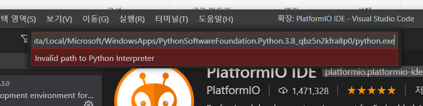 invalid-path-to-python-interpreter-platformio-core-platformio-community