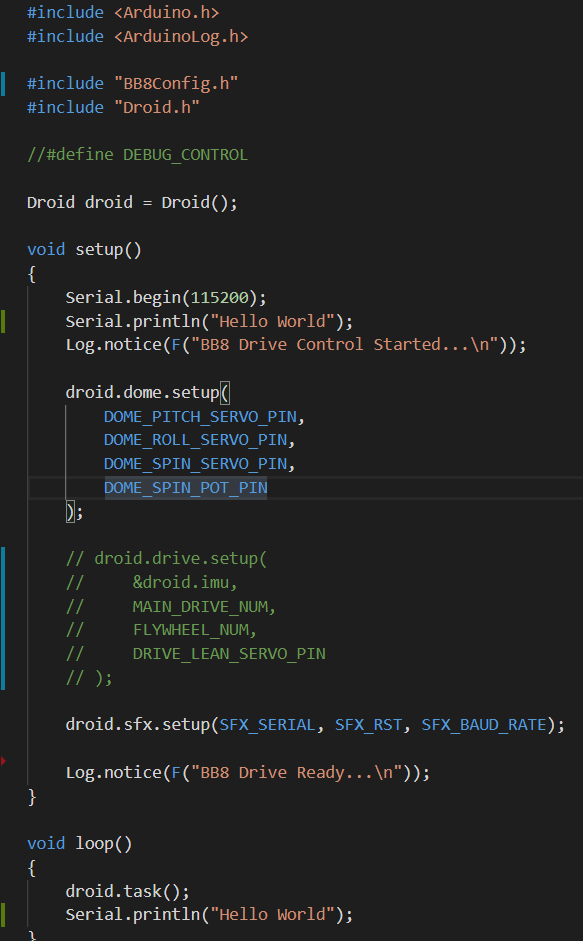 imu arduino serial example