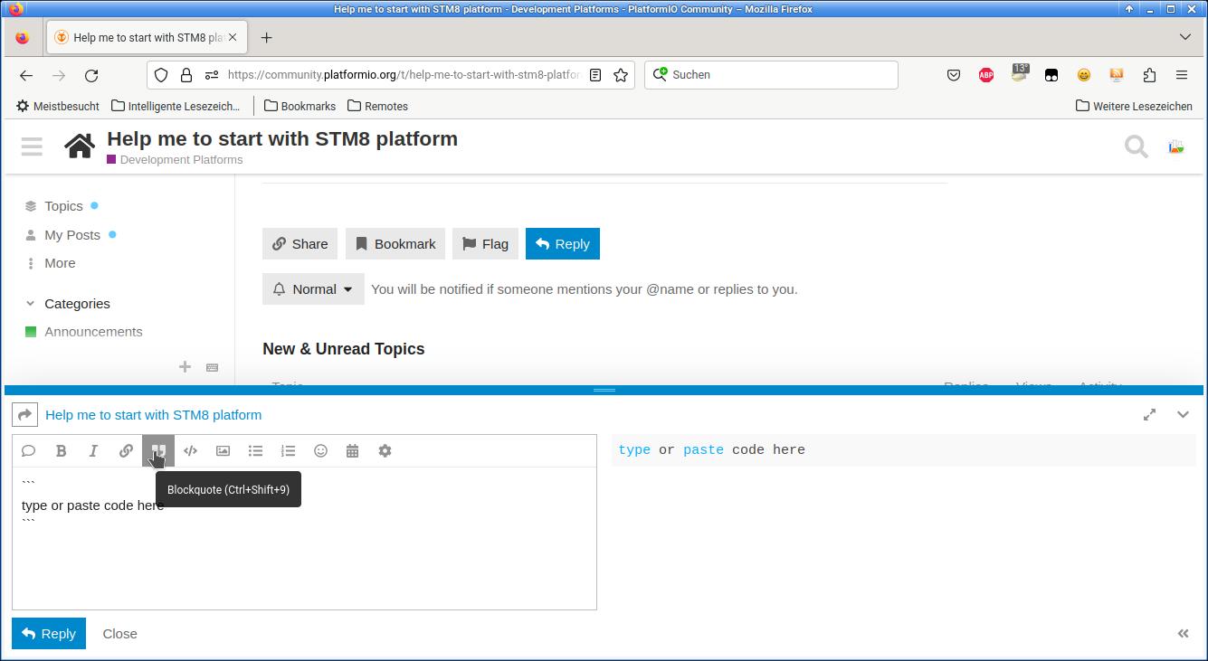 Help me to start with STM8 platform - Development Platforms ...